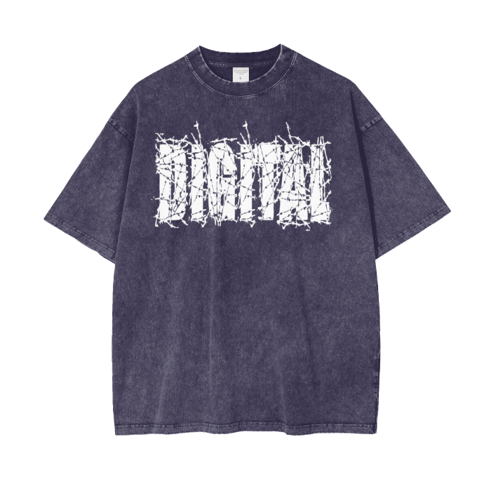 DIGITAL ACID WASHED TEE